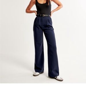 Abercrombie & Fitch Blue Sloane Tailored Pants